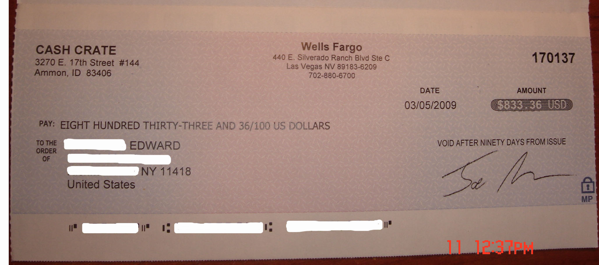cashcrate payment proof